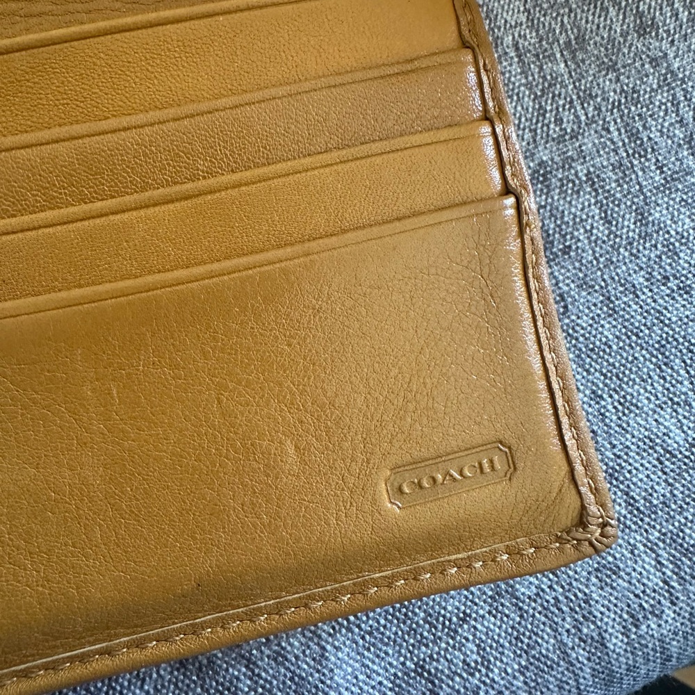 Coach Camel  Leather Shoulder Bag and Wallet - Picture 7 of 10